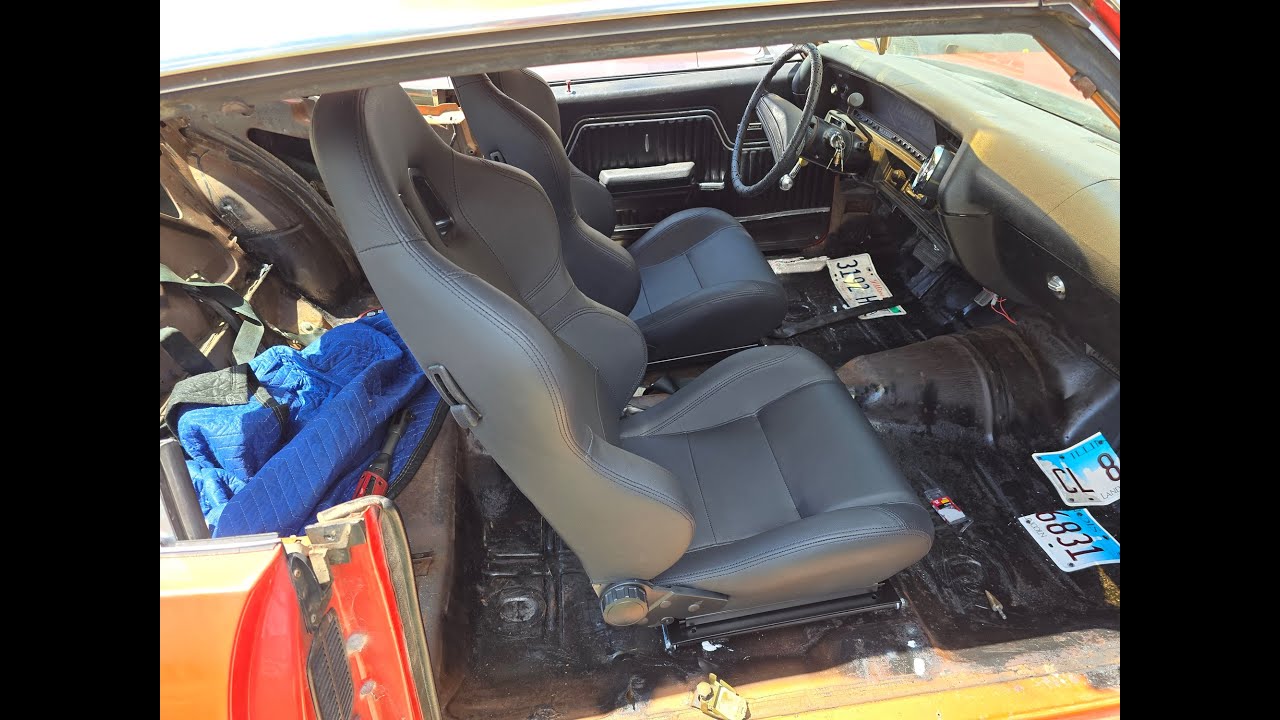 Summit Racing Bucket Seats install 1971 Chevelle SUM4006 G1154