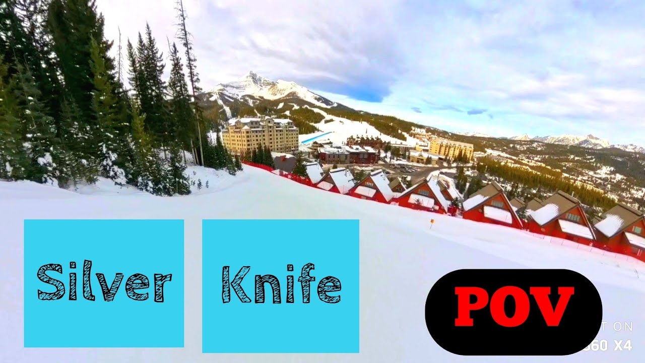 POV Double Blue on Ram Charger 8 - Silver Knife at Big Sky Resort  in Montana.