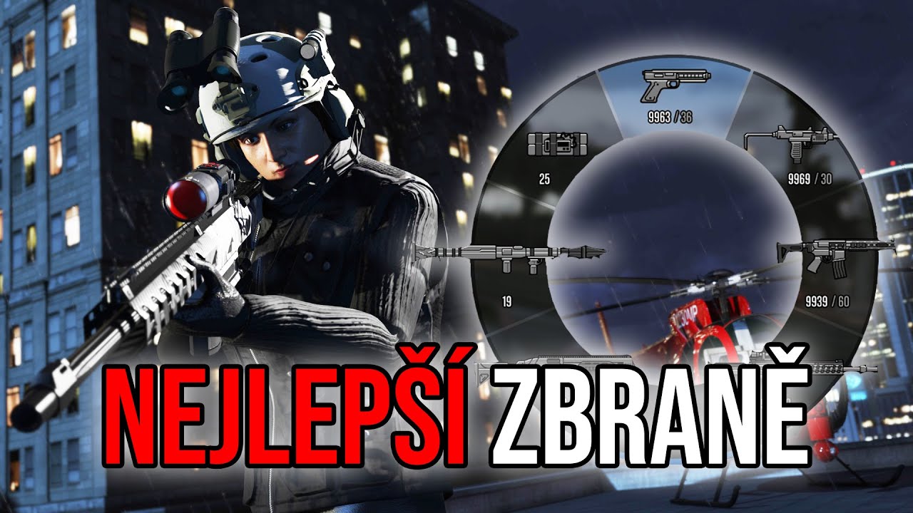 NEJLEPŠÍ ZBRANĚ KTERÉ MUSÍTE VLASNIT V GTA ONLINE