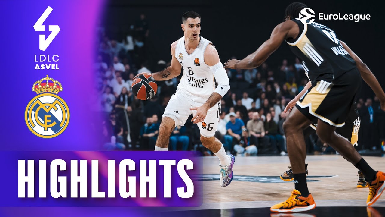 Fourth Quarter CHANGED everything | ASVEL - Real Madrid | R20 BASKETBALL HIGHLIGHTS 2025-26