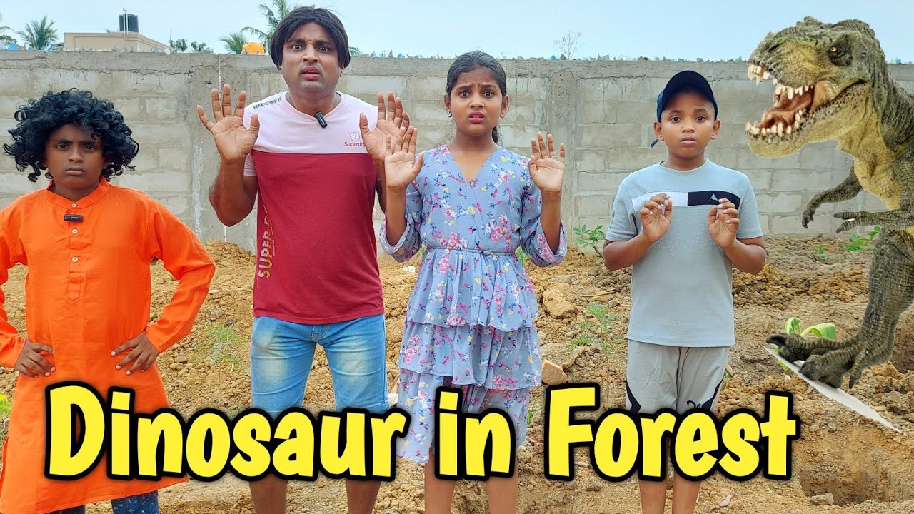 Dinosaur in Forest | comedy video | funny video | Prabhu Sarala lifestyle