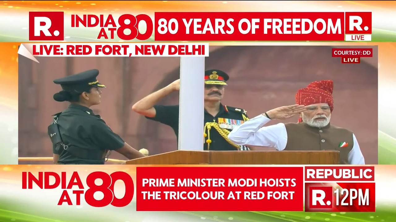 PM Modi LIVE From Red Fort: 80th Independence Day Address | New Record In Sight