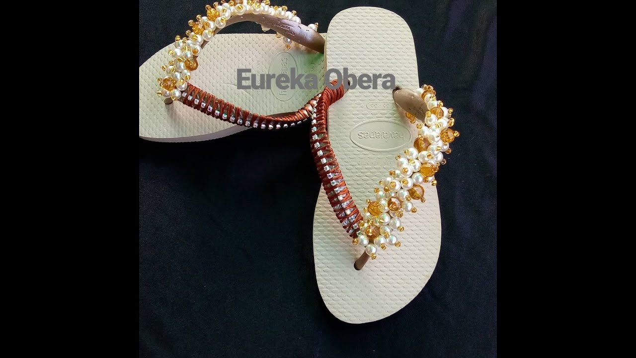 Sandalia con perlas. clase 17