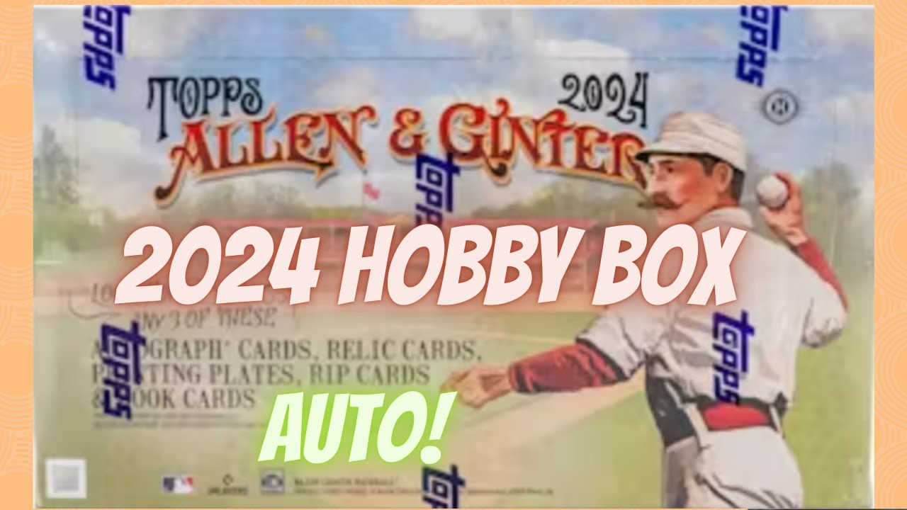 2024 Topps Allen & Ginter Hobby Box 3 Hits Per Box and Chrome Cards!!!