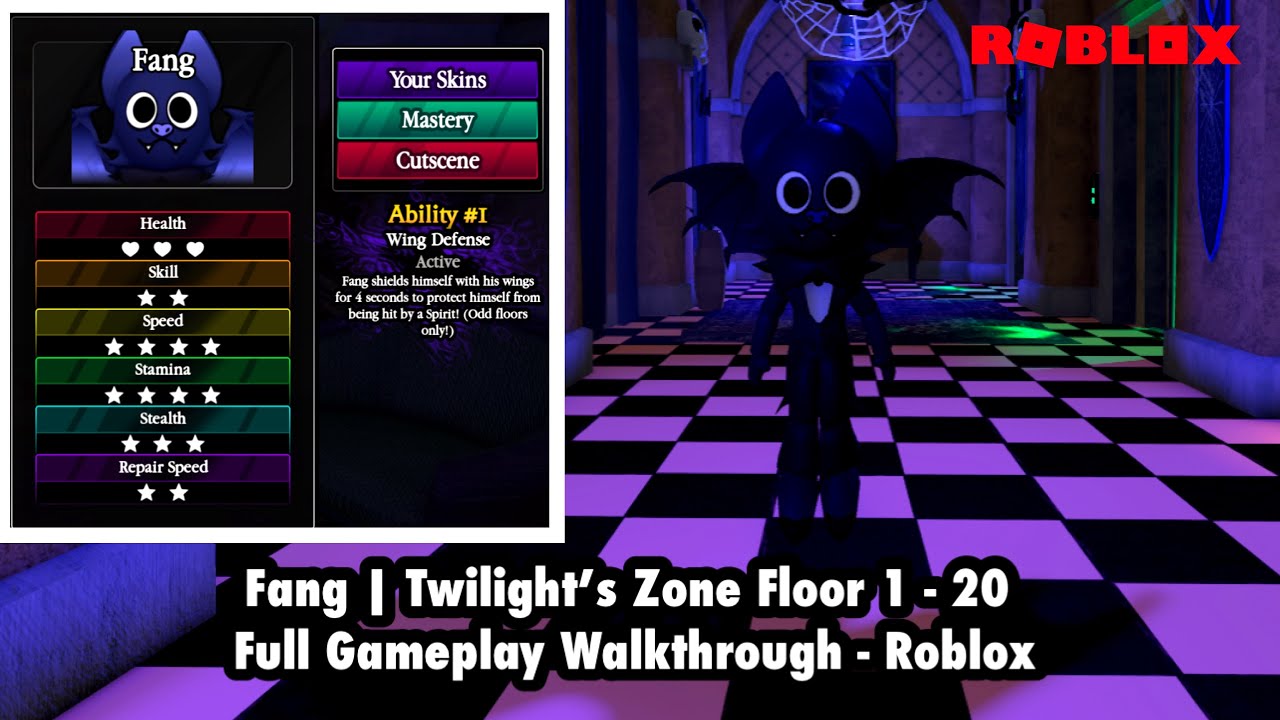 Fang | Twilight&rsquo;s Zone Floor 1 - 20 [Full Gameplay Walkthrough] - Roblox