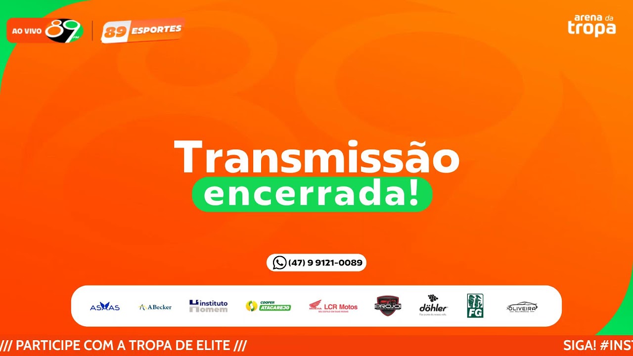 89 Esportes | AO VIVO | 21.02.2026