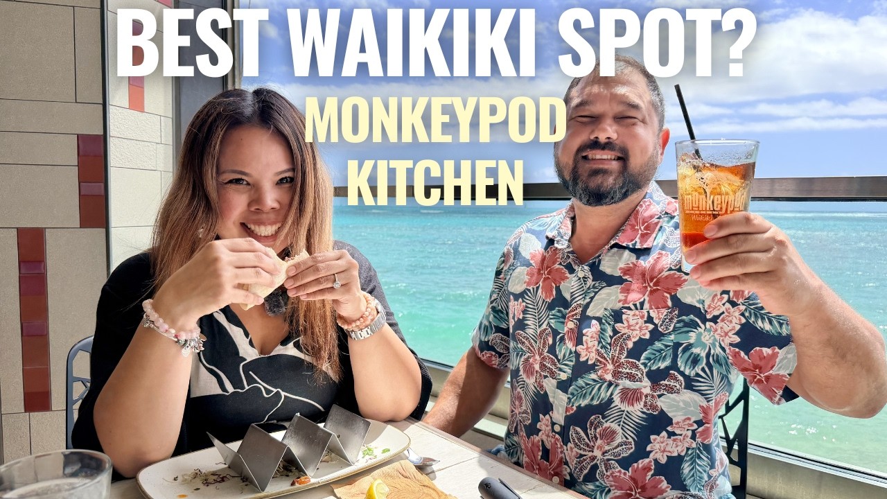 ⭐ Внутри кухни Monkeypod 🌺 | Наш любимый обед на берегу океана на пляже Вайкики