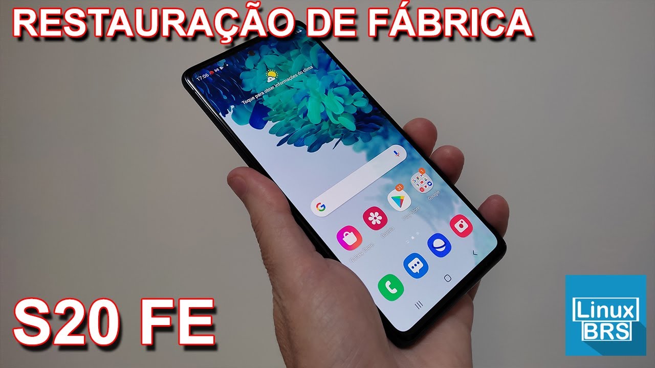 Samsung Galaxy S20 FE - formatação de fábrica (como formatar)