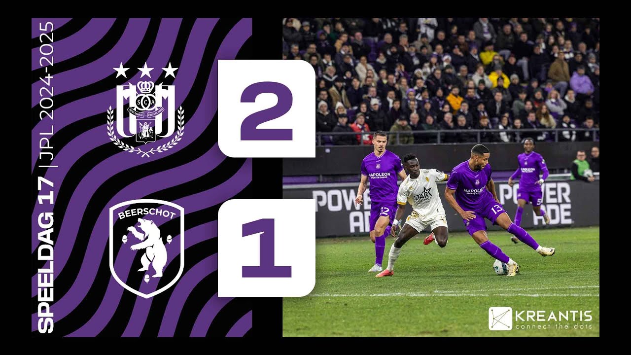 RSC ANDERLECHT 2-1 K. BEERSCHOT V.A. | #HIGHLIGHTS