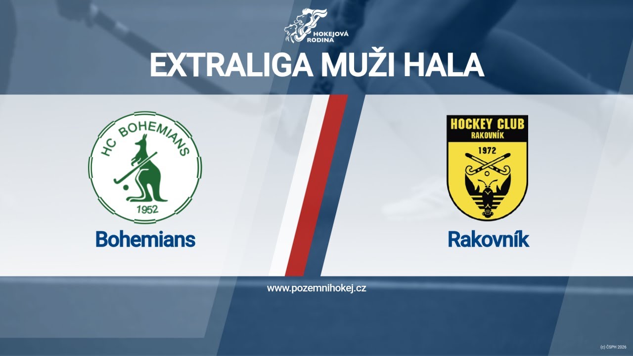 Bohemians  - Rakovník 24.1.2026 18:00 Extraliga muži hala