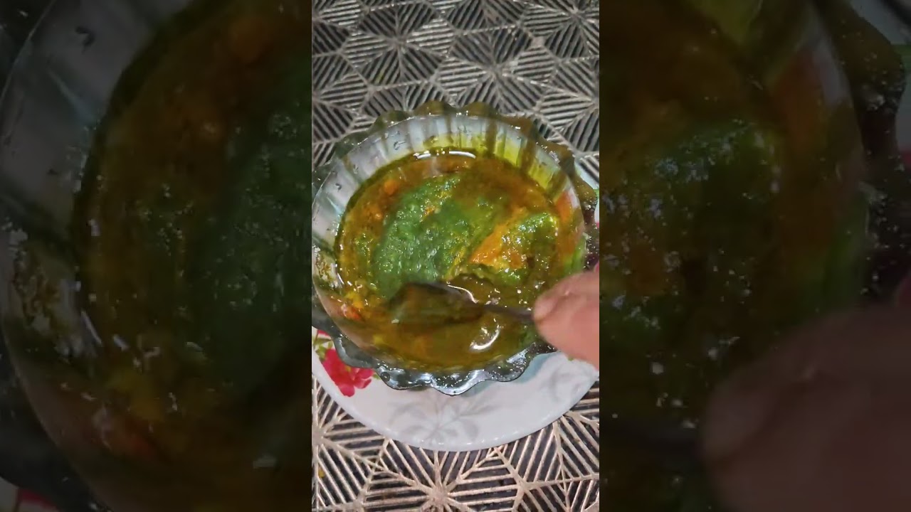 কাঁচা টমেটো আর চিংড়ি  দিয়ে পাতুরি #recipe 