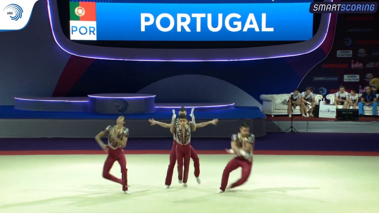 Men's group Portugal - 2019 Acro European Champions, dynamic