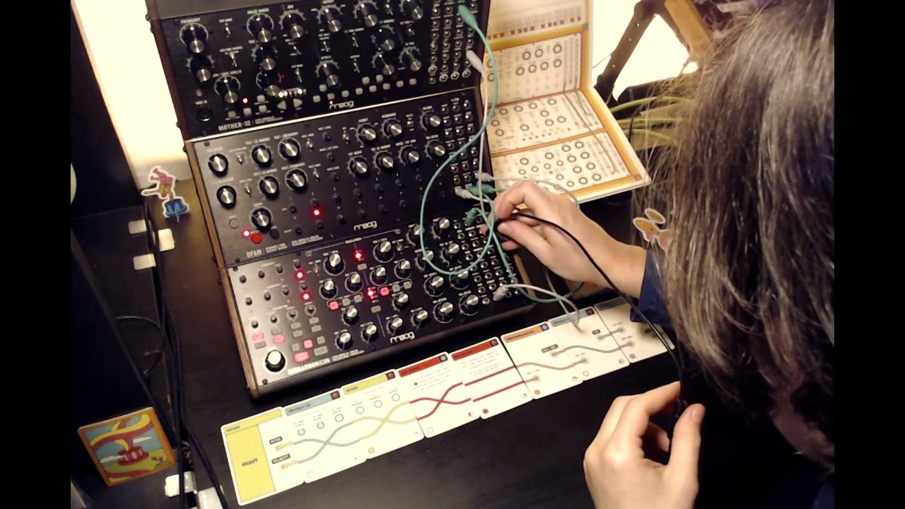 The Moog card game: Circuitous Connections, first play through