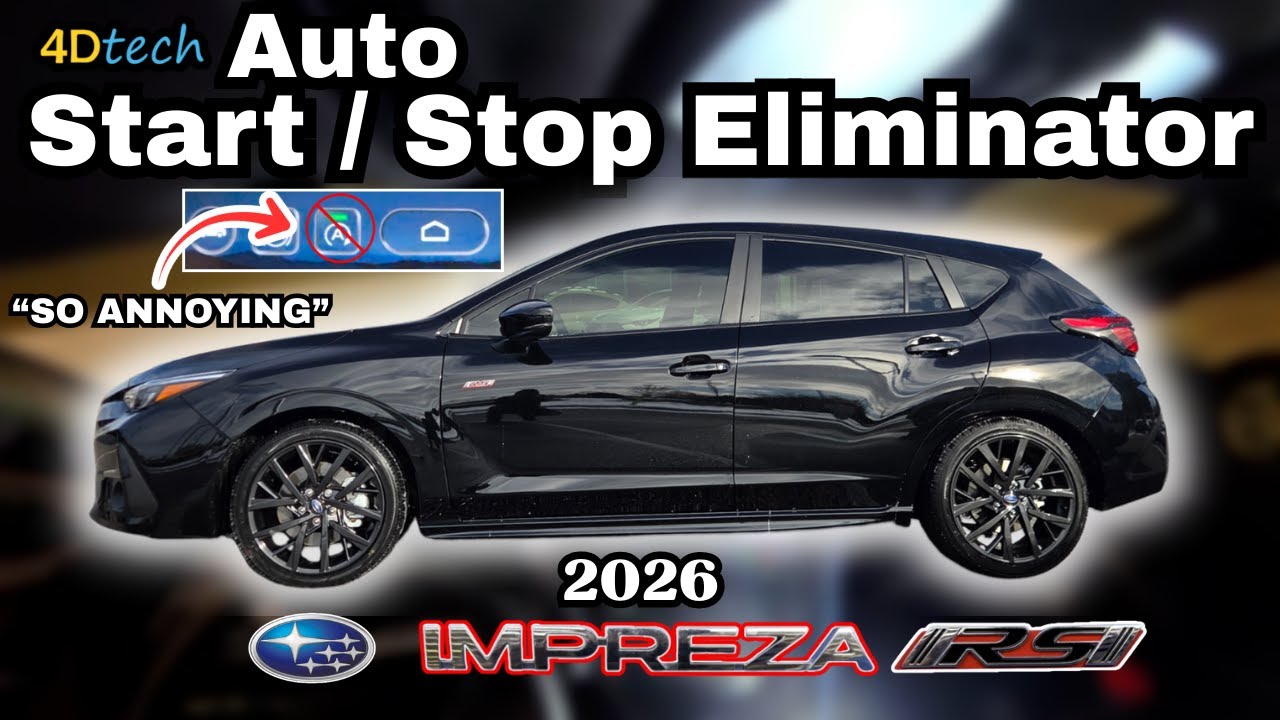 🚫 Отключение системы автоматического запуска/остановки двигателя ✅ Subaru Impreza RS 2026 🔧 Прост...
