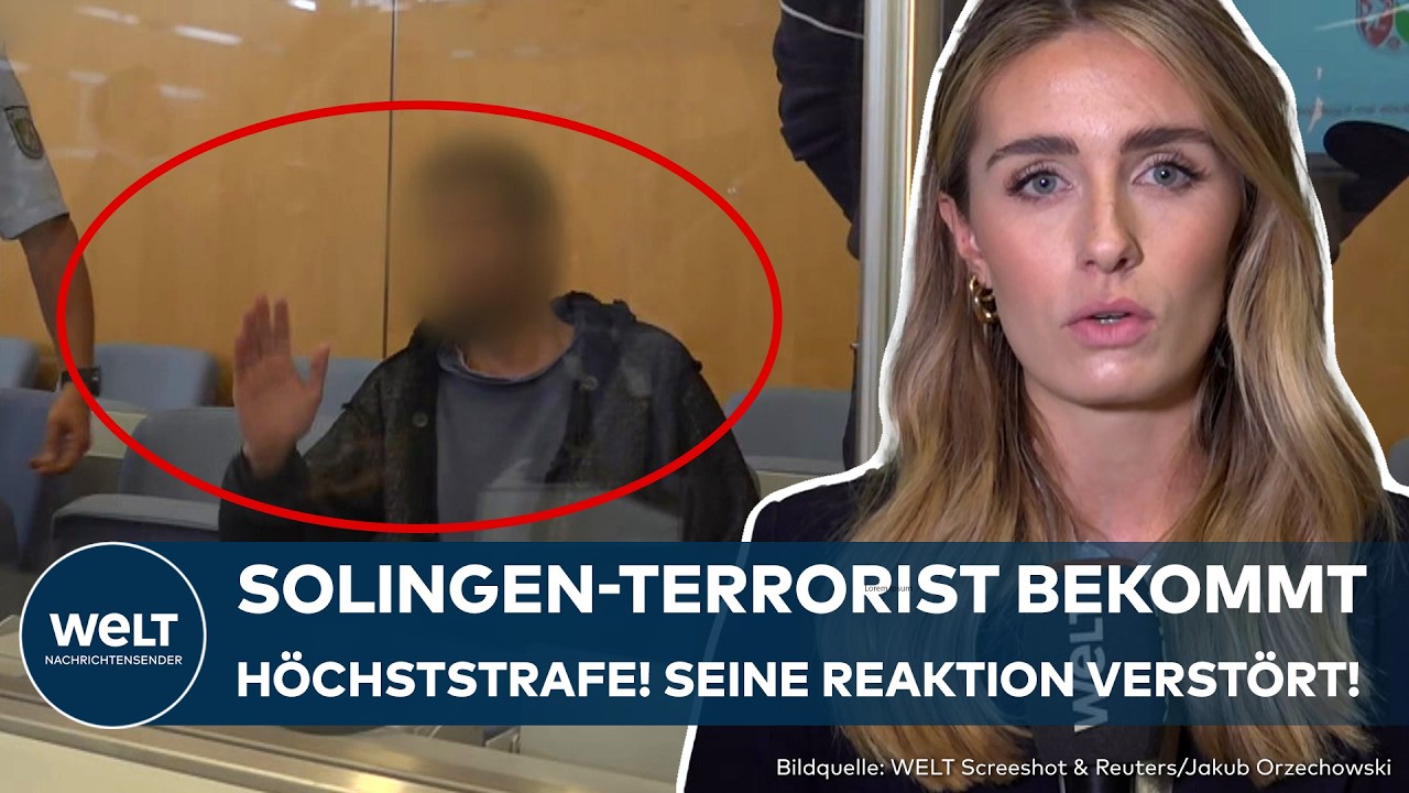 SOLINGEN: IS-Terrorist bekommt H&ouml;chststrafe! So verst&ouml;rend war seine Reaktion auf sein Urteil!