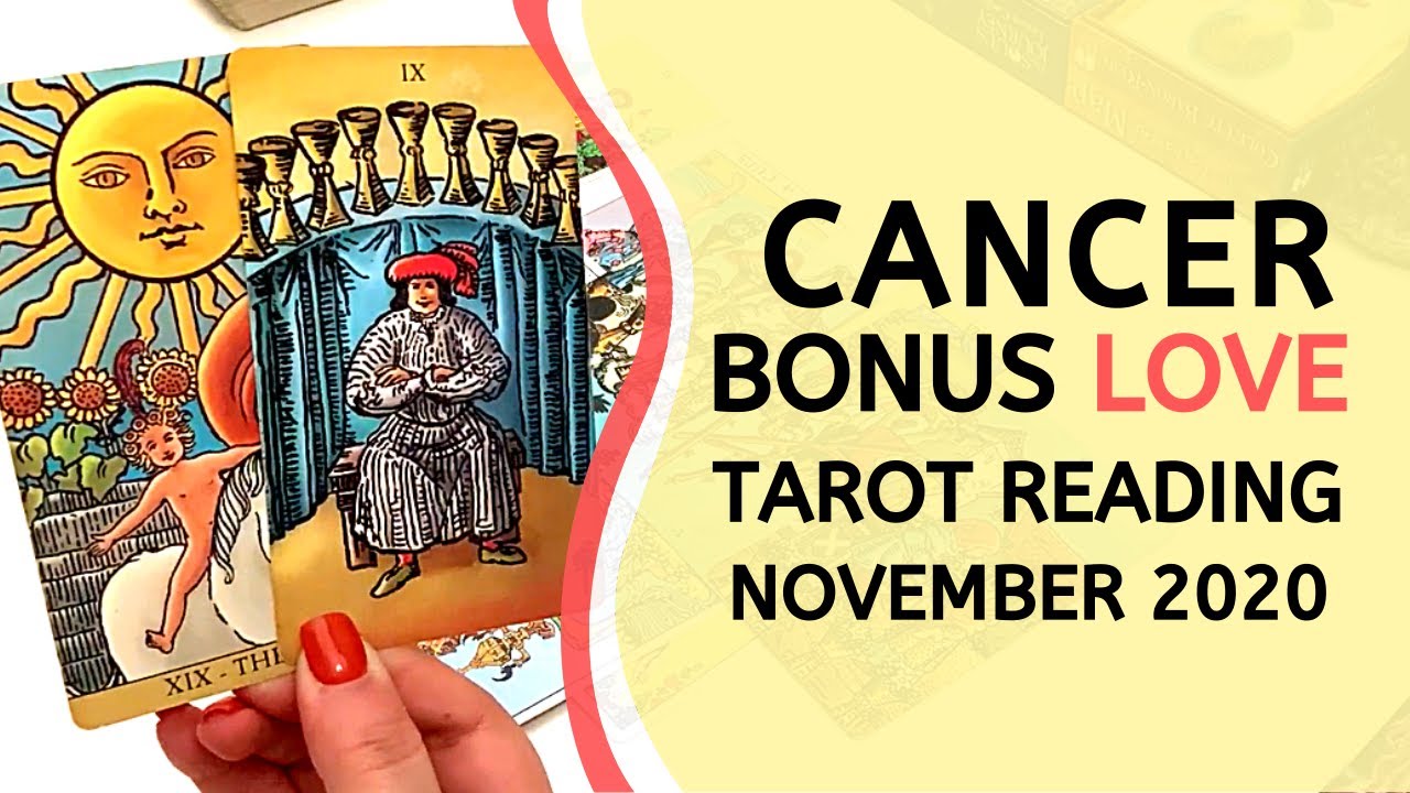 CANCER BONUS ❤️ This Message will Make You Very Happy!! ~ Love Tarot Reading November 2020