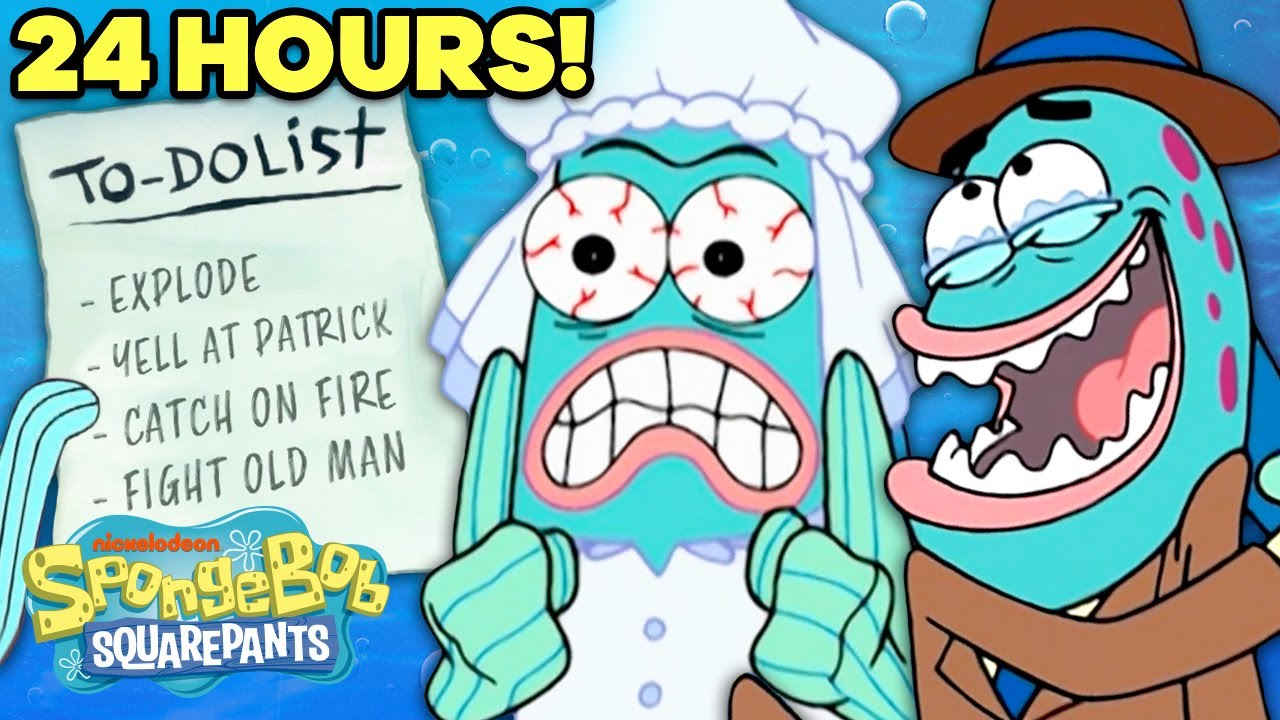 An Entire Day with HAROLD 🐟 | SpongeBob