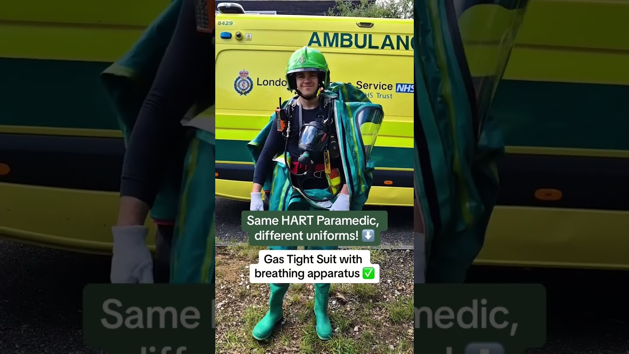 Same #HART Paramedic, different uniforms!