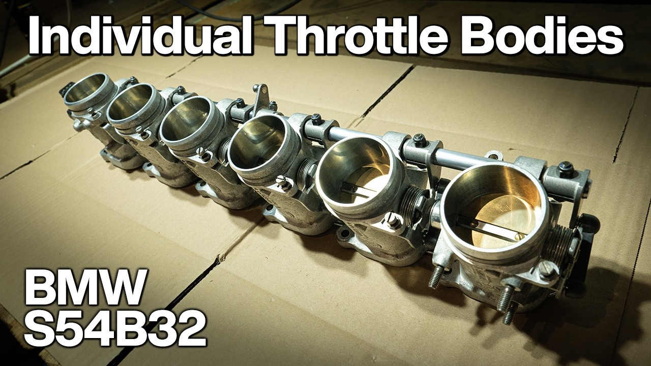 BMW S54B32 Individual Throttle Bodies Rebuild M3 E46