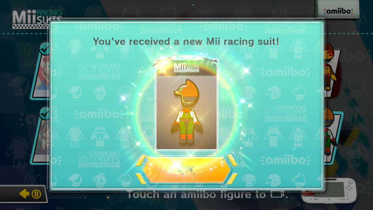 Mario Kart 8 (Wii U) amiibo Test Run: Fox McCloud Racing Suit! (Wario's Gold Mine)