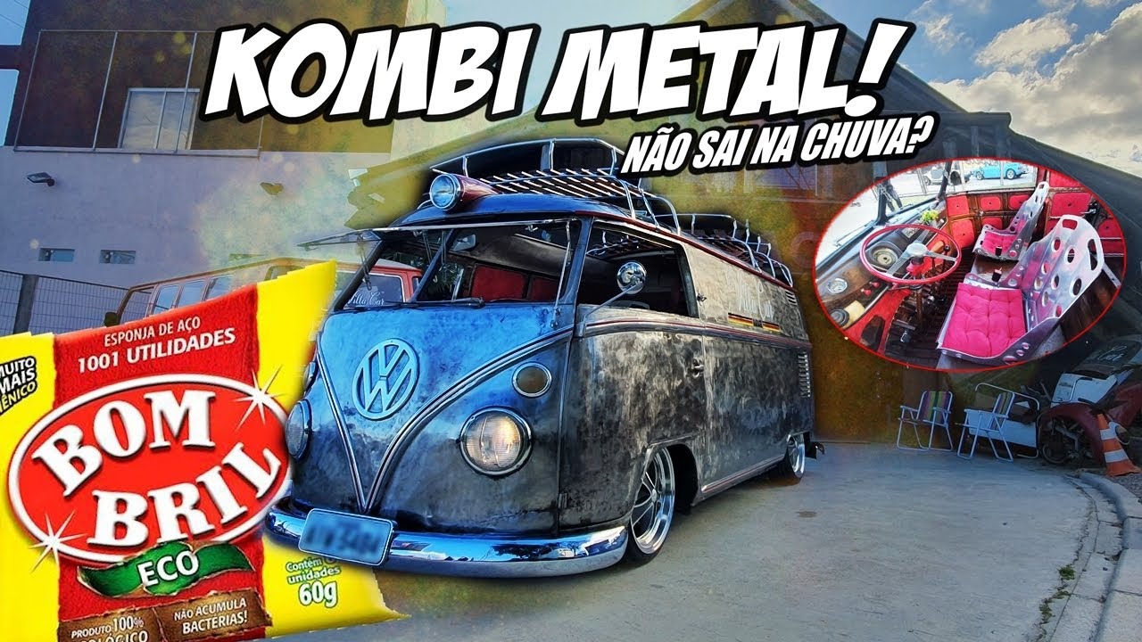 NA LATA! Kombi Metal com bancos de alumínio | Um dos projetos aircooleds mais insanos do Brasil