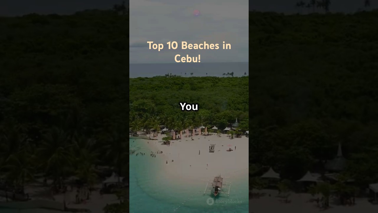 Откройте для себя 10 лучших пляжей Себу! #cebu #paradisephilippines #traveldestinations #beachparadise