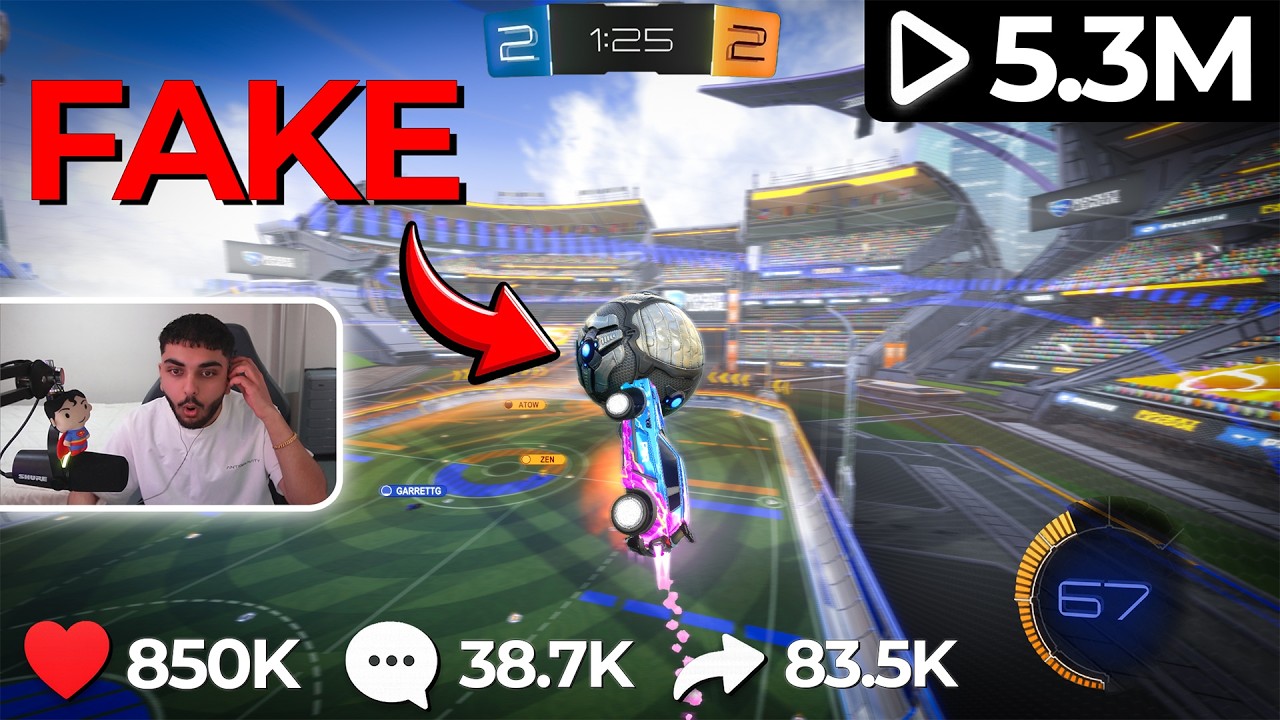 Я обманул интернет НЕВОЗМОЖНЫМ клипом из Rocket League