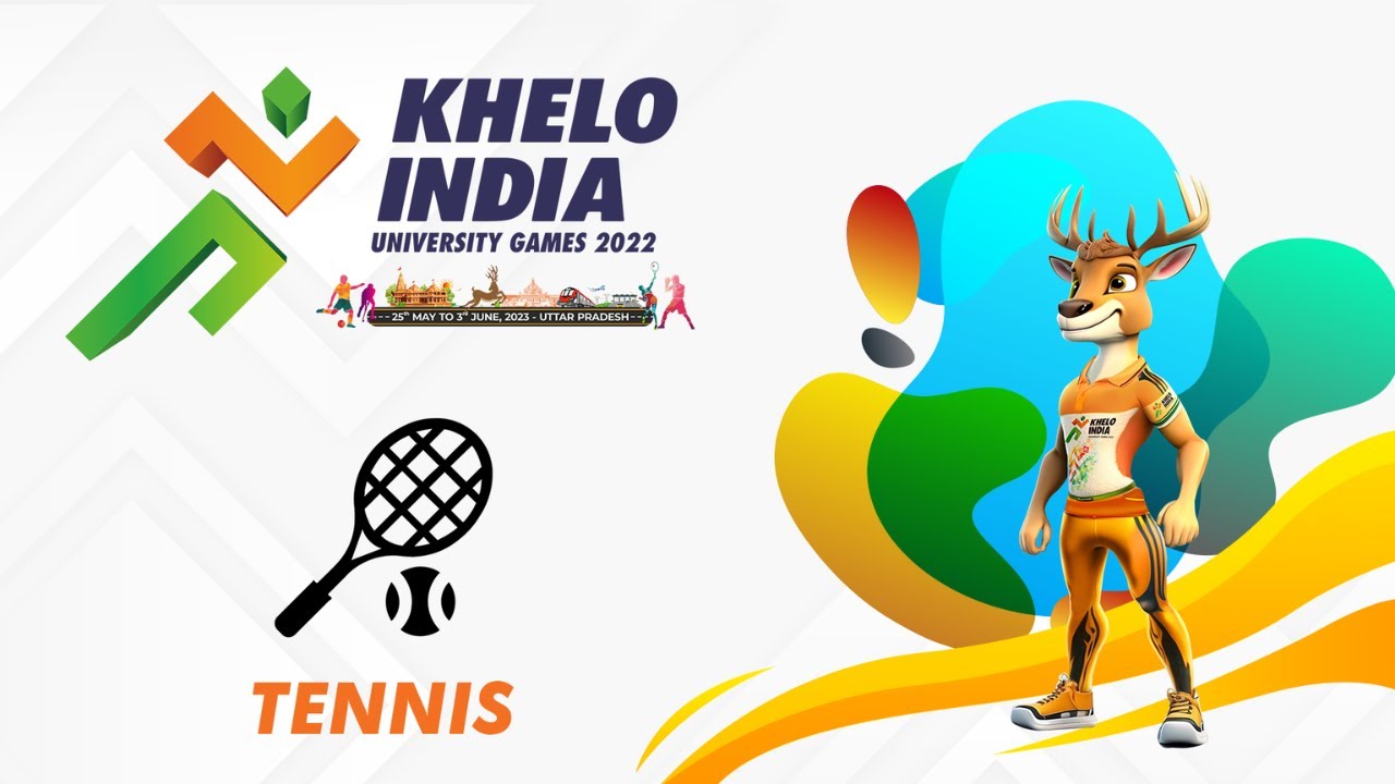 TENNIS LIVE 🎾 Khelo India University Games 2022, Uttar Pradesh | Doordarshan Sports