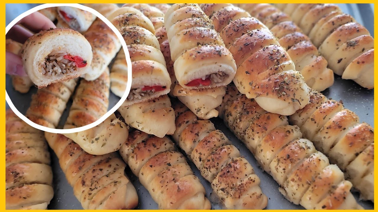 🌙 SUPER ZACHTE BROODjES MET GEHAKT | خبز طري | SOFT BREAD WiTH MEAT | RAMADAN | RECEPTEN OUM YOUNES