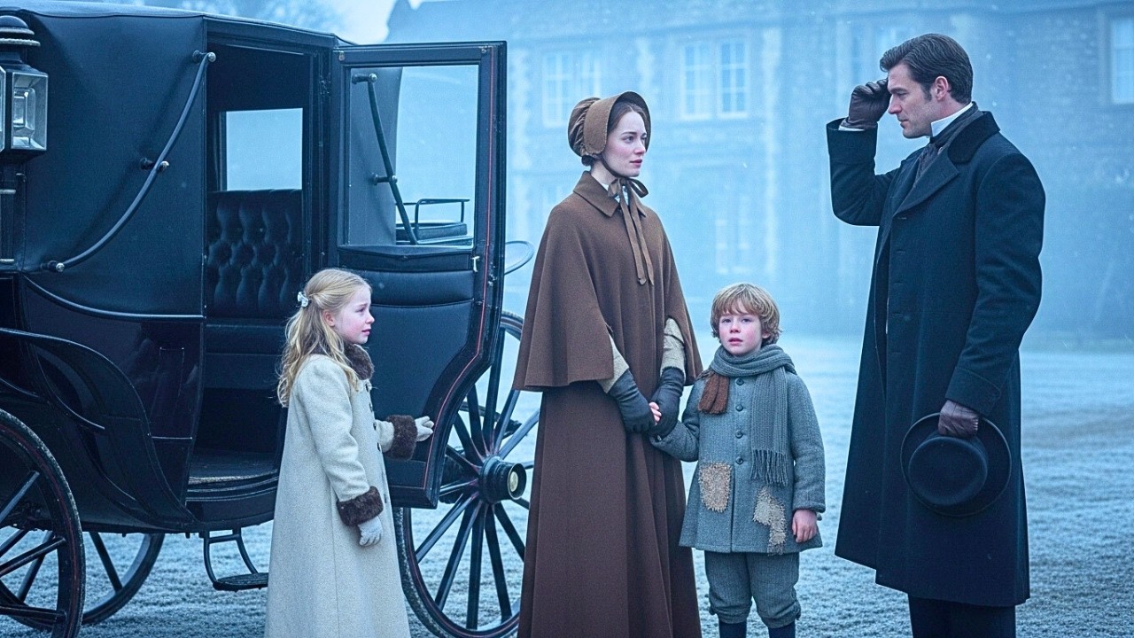 💔 UNA MADRE SOLTERA LLEGÓ POR ERROR A UNA MANSIÓN — Y EL DUQUE VIUDO LE ROGÓ QUE SE QUEDARA