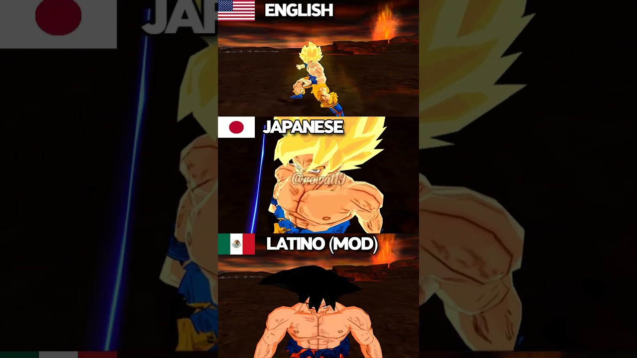 🇺🇸 vs 🇯🇵 vs 🇲🇽 | DBZ BT3 | Goku Medio (Voz) | Mid Goku (Voice)