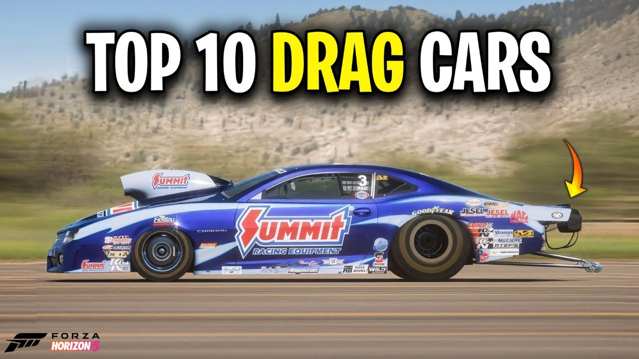 *NEW* TOP 10 Fastest Drag Cars In Forza Horizon 5
