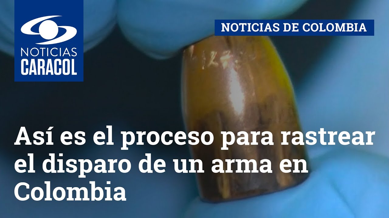 Así es el proceso para rastrear el disparo de un arma en Colombia