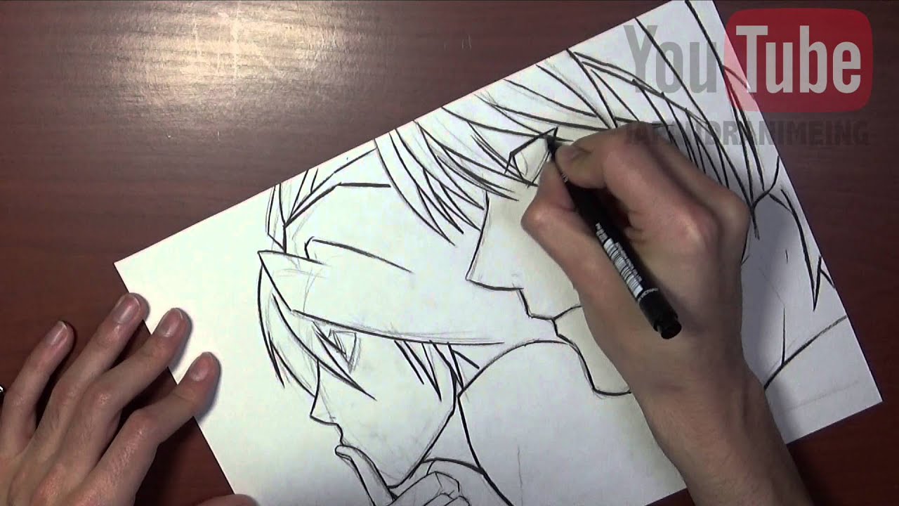 Speed Drawing Light and L - Death Note