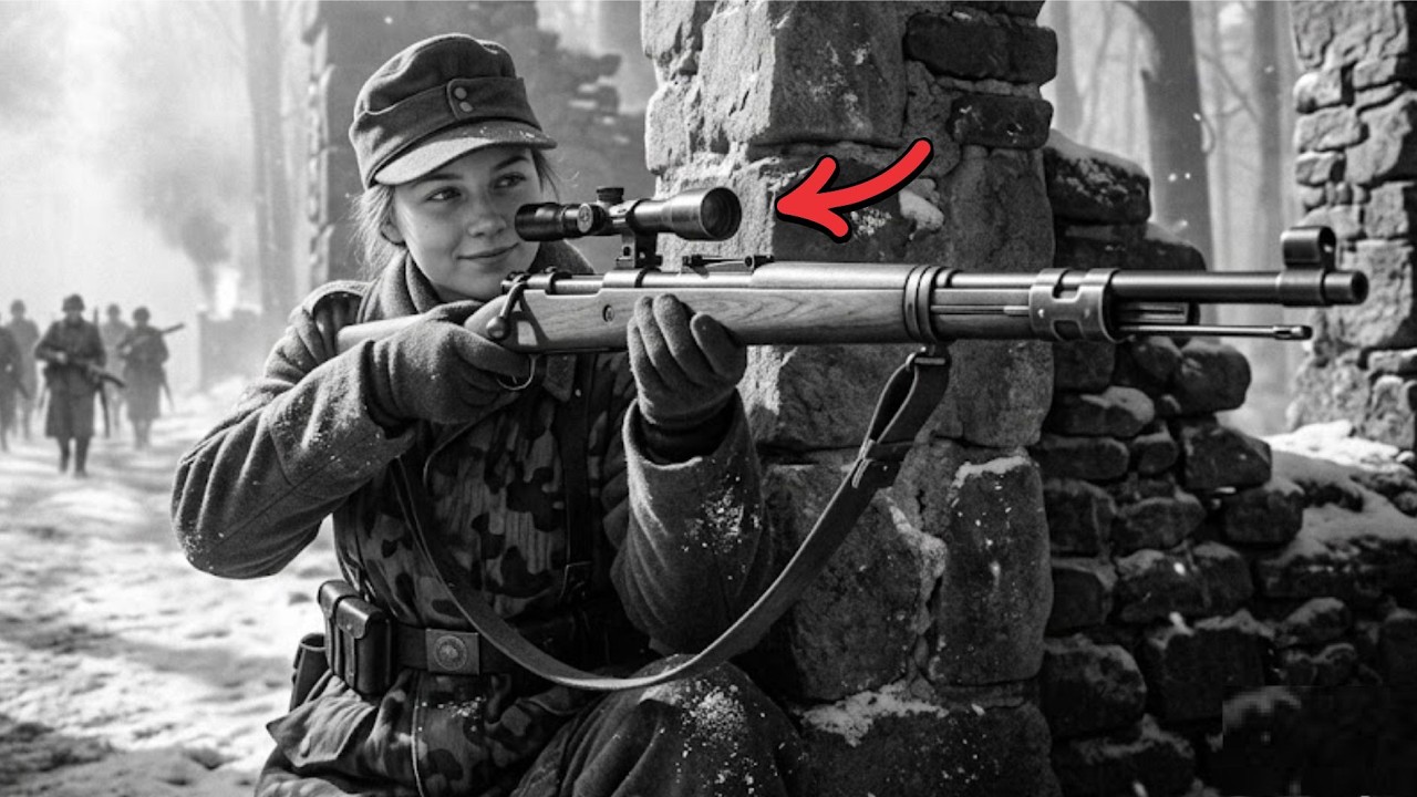 Una joven francotiradora sonrió a 309 nazis… y nunca la vieron matarlos