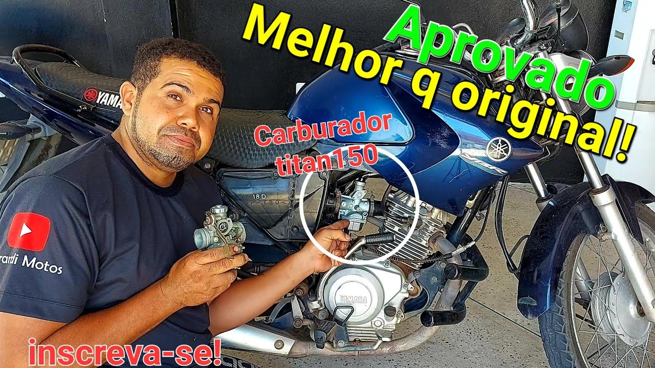 Carburador da titan150 na Factor 125 acabou vazamento de gasolina