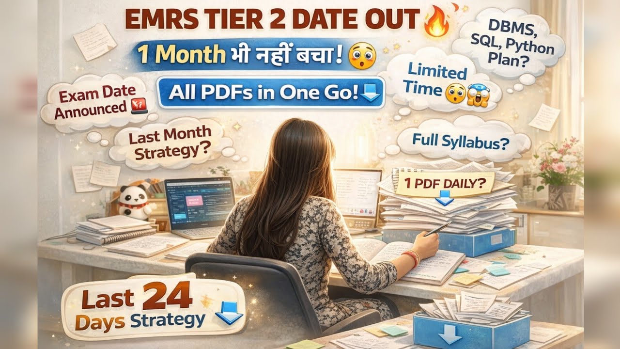 Last 📅 24 Days✨ strategy for EMRS TIER 2 #descriptive #emrstier2 #emrsresult #emrscutoff #tgtcs 