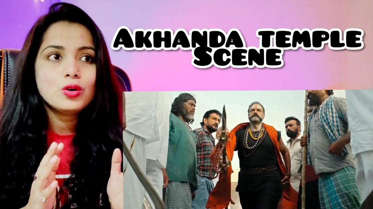 Akhanda Temple Scene Reaction | Nandamuri Balkrishna | Nakhrewali Mona