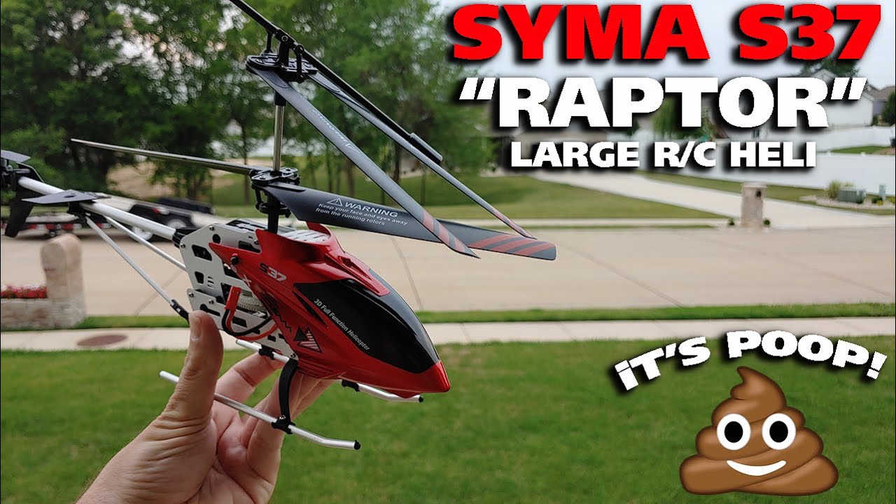 Syma S37 Raptor Large Gyro R/C Helicopter Flight Review