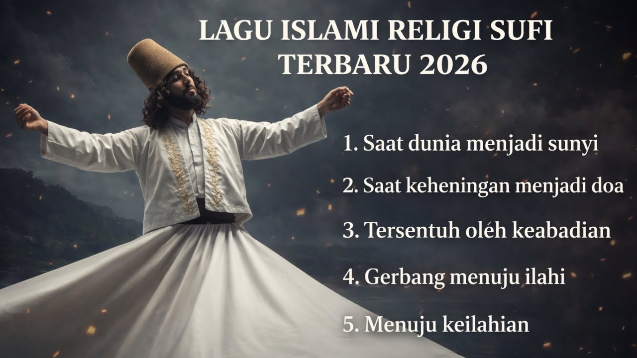 Saat dunia menjadi sunyi || Lagu Religi Sufi Islami | Menuju Keilahian | Full Album Perenungan Jiwa