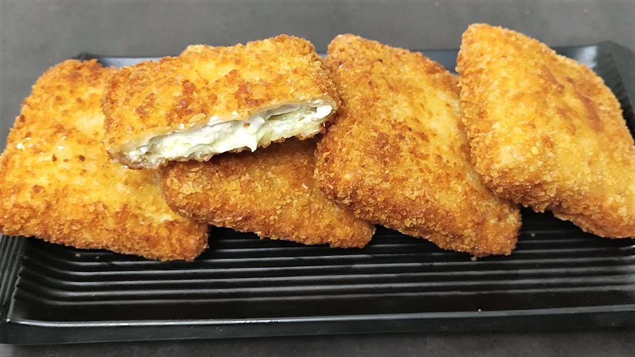 Crispy Cheesy Malai Chicken Box Patties | Quick Instant Delicious Freeze Store Chicken Snack Recipe