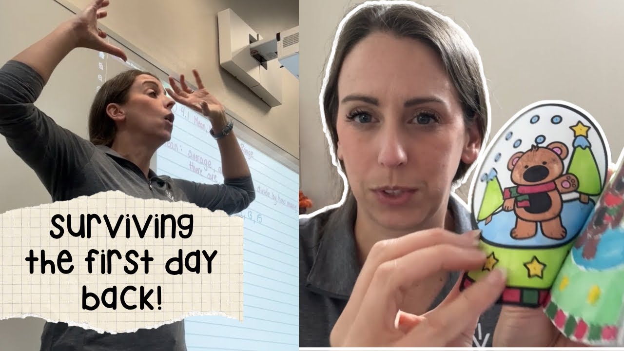 First Day Back from Break Day in My Life Vlog