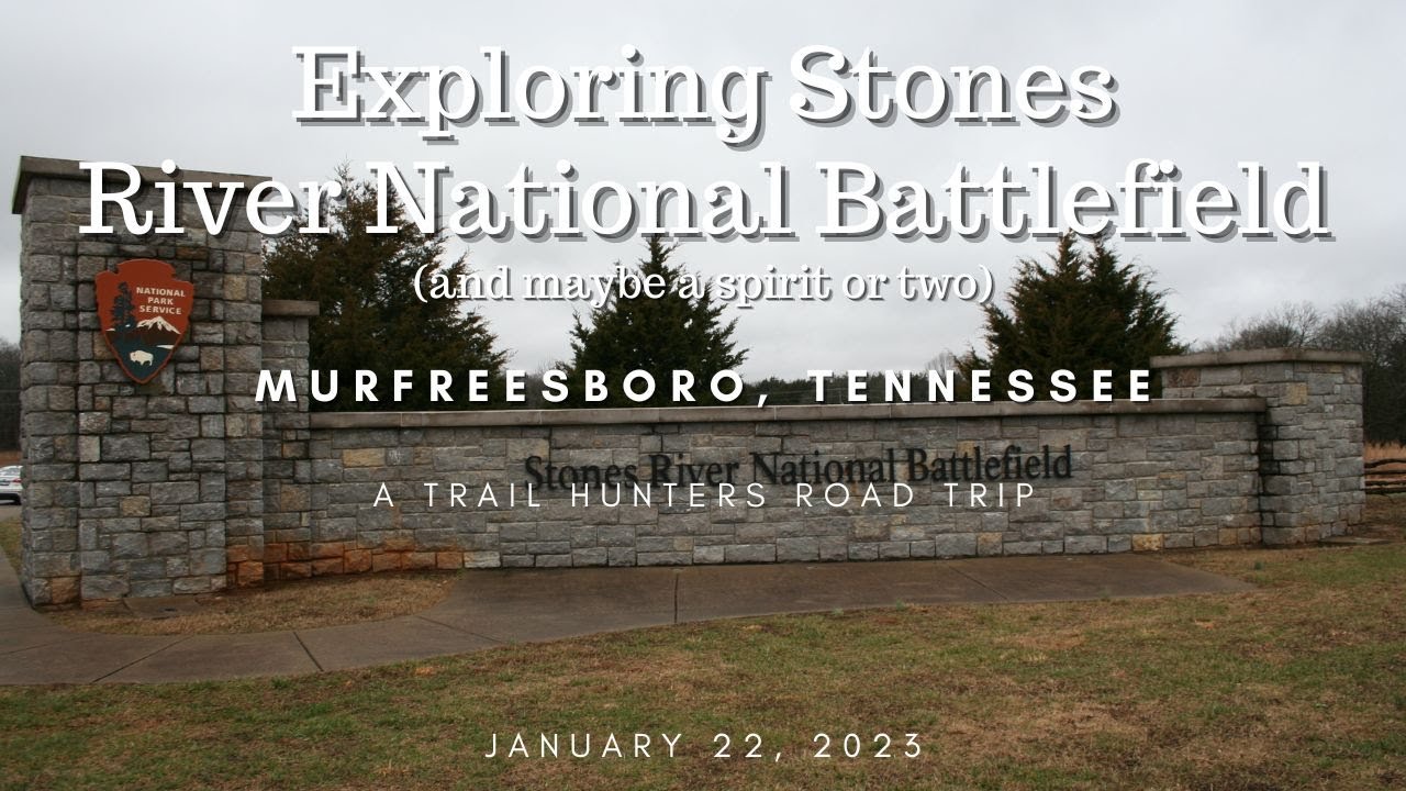 Exploring the Spooky Stones River National Battlefield. Murfreesboro, Tennessee