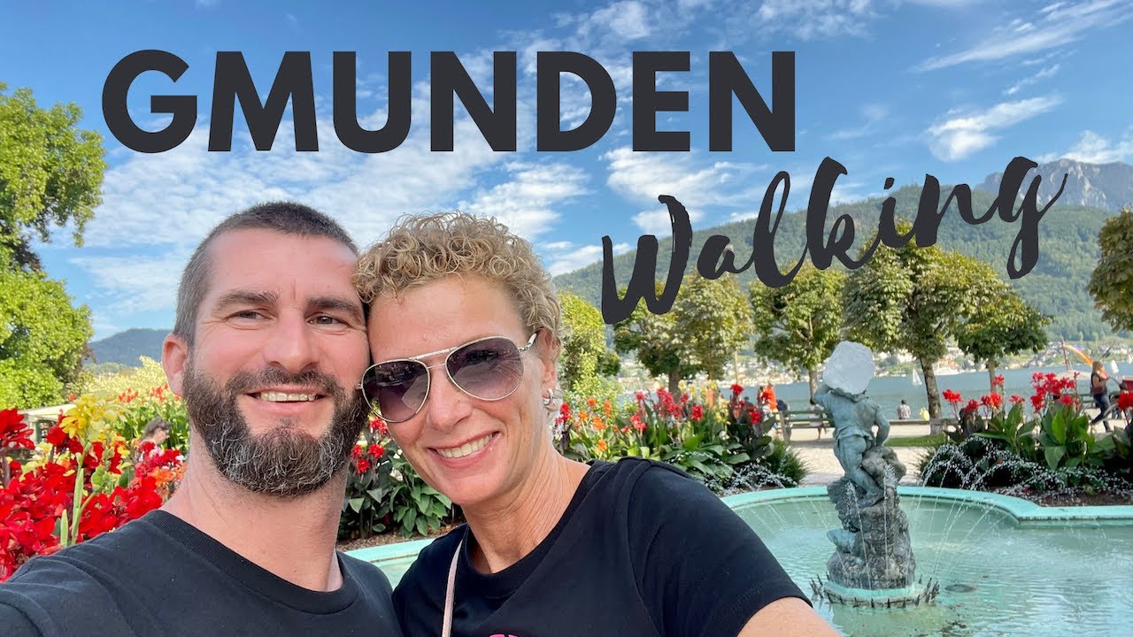 Gmunden walking, Austria   4K