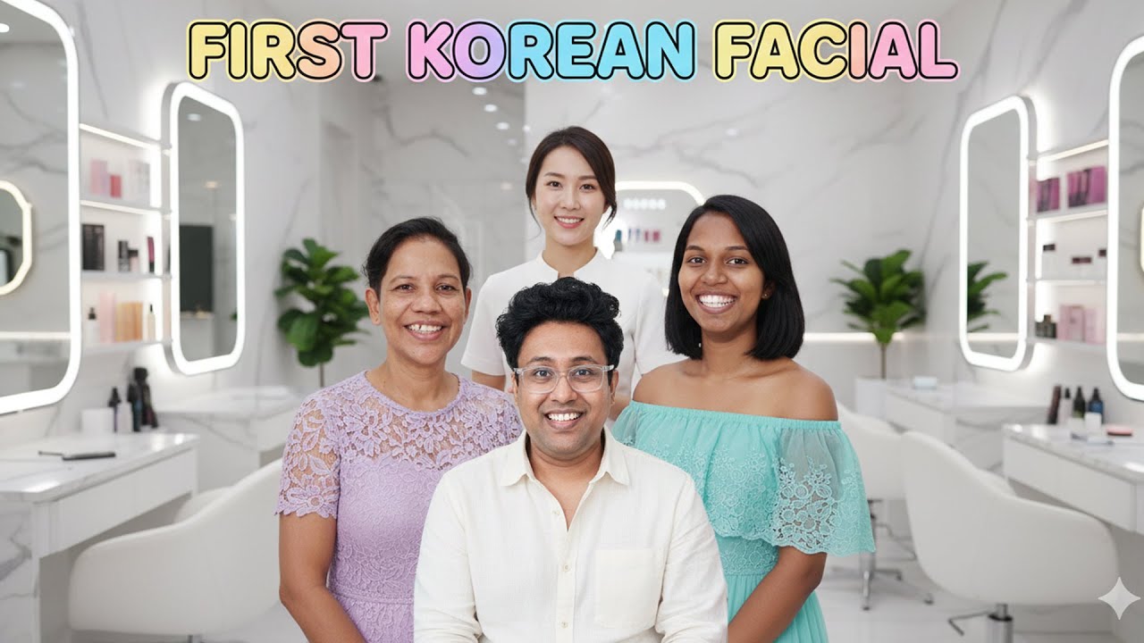 Trying KOREAN Face Treatment for the First Time! 😍