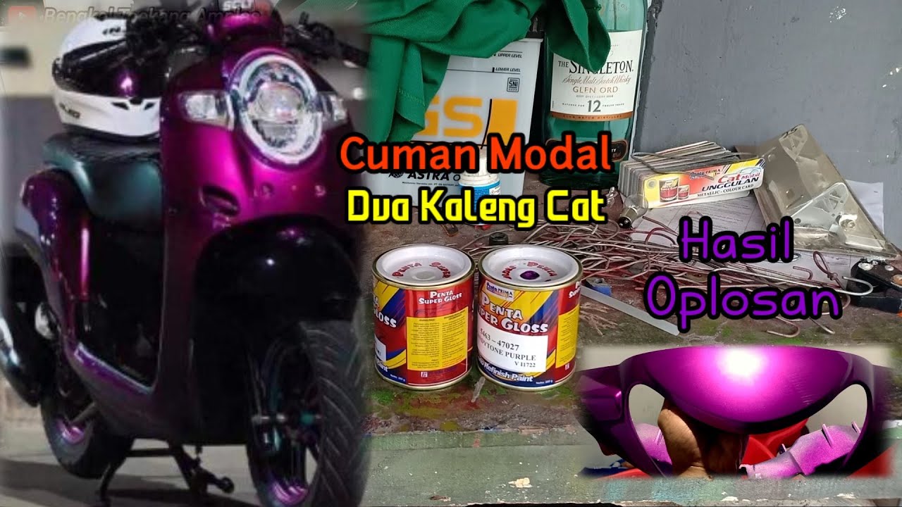 oplos Cat Purple/Cat Ungu Terong