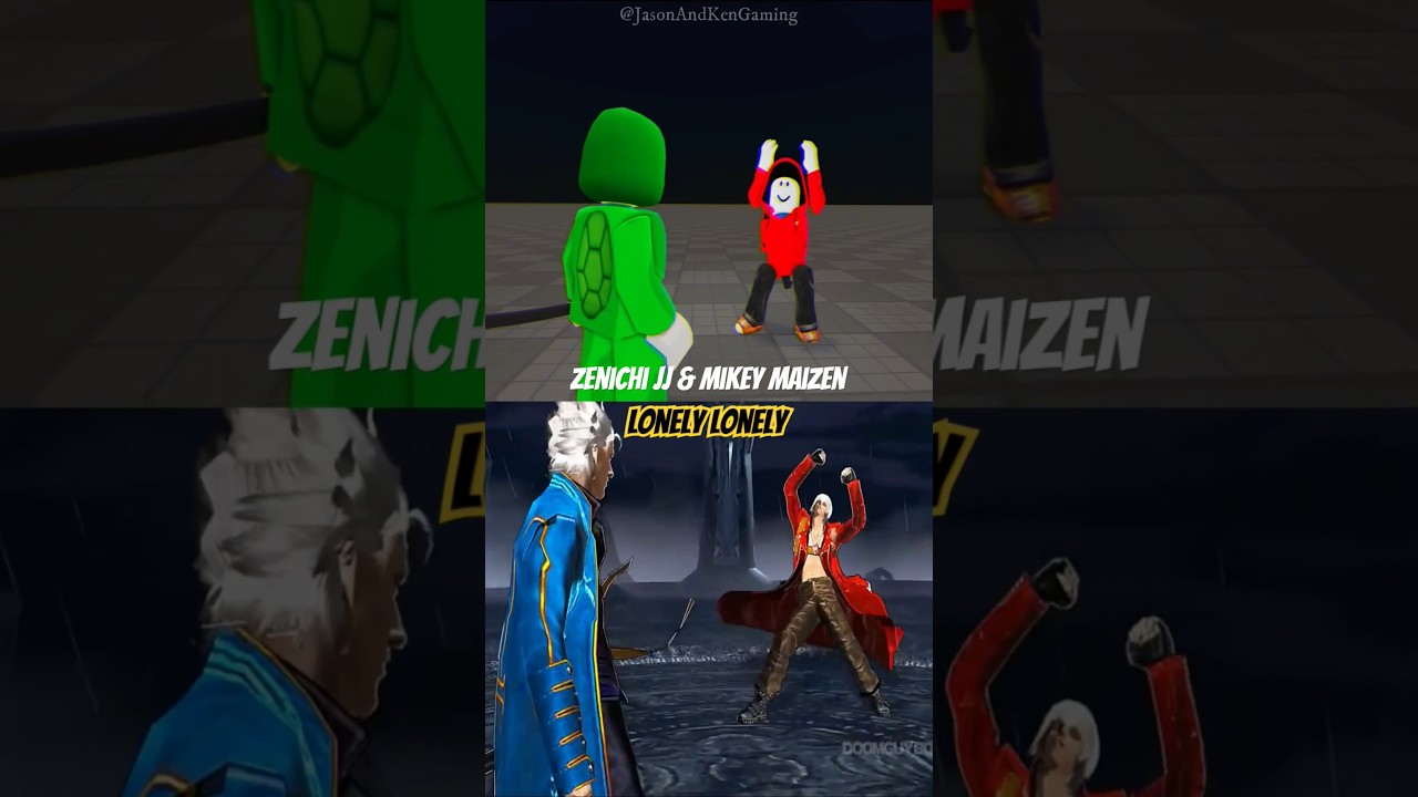 Zenichi JJ & Mikey Maizen | Lonely Lonely #roblox #shorts #Zenichi #jj #mikey #maizensisters