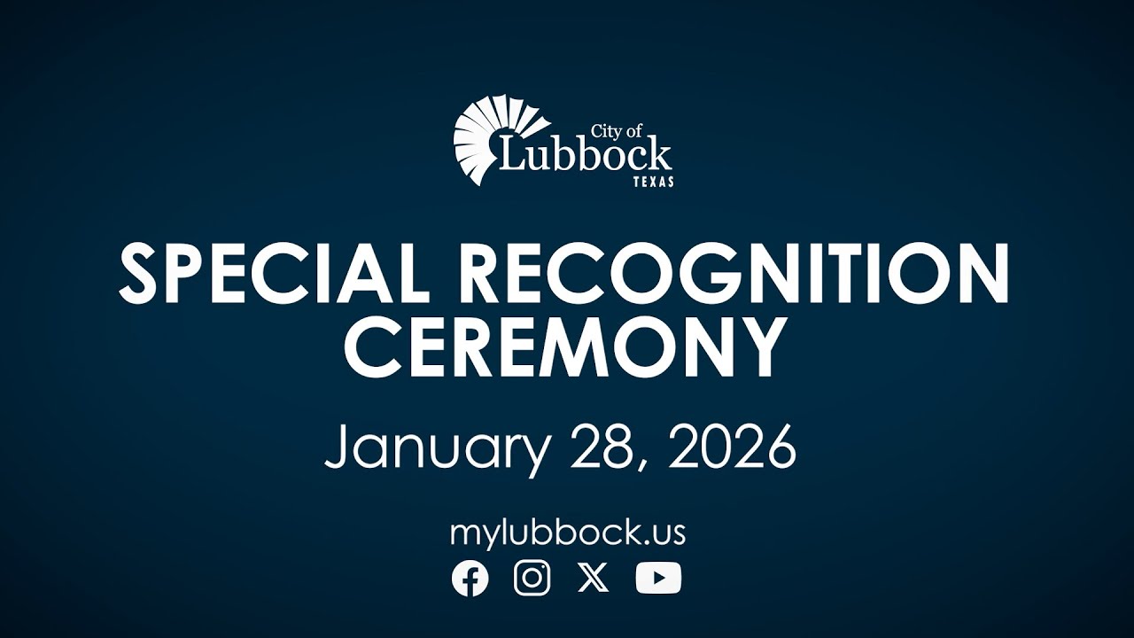 Special Recognition Ceremony - January 28, 2026