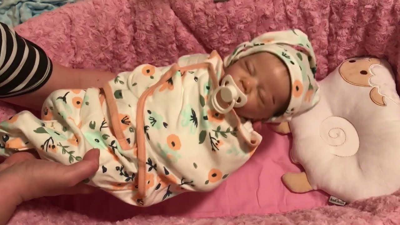 Fussy Baby Gets Swaddled | Reborn Baby Doll Roleplay