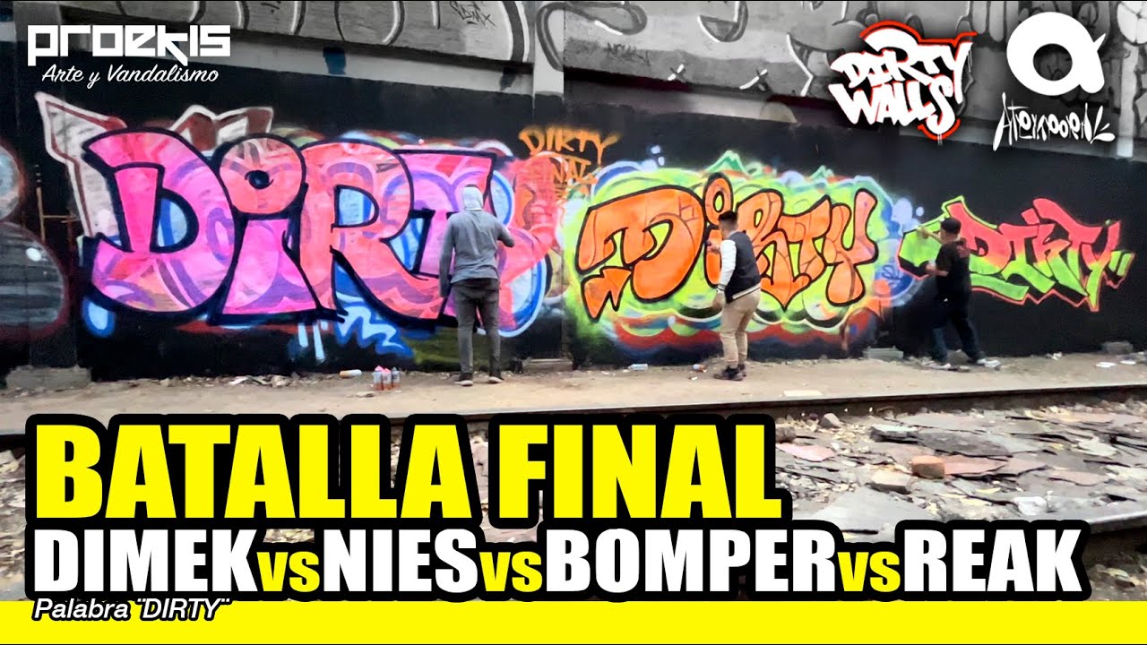BATALLA FINAL de bombas en la Expo graffiti Dirty Walls/2023